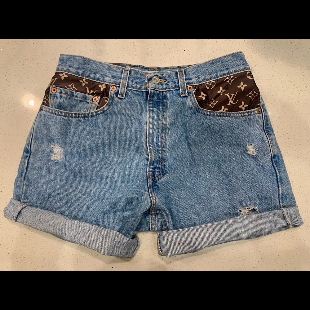 LV DENIM SHORTS! ✨